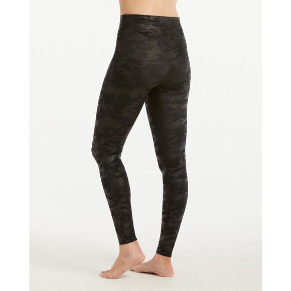 SPANX - Faux Leather Camo Legging Size Small - Picture 2 of 9